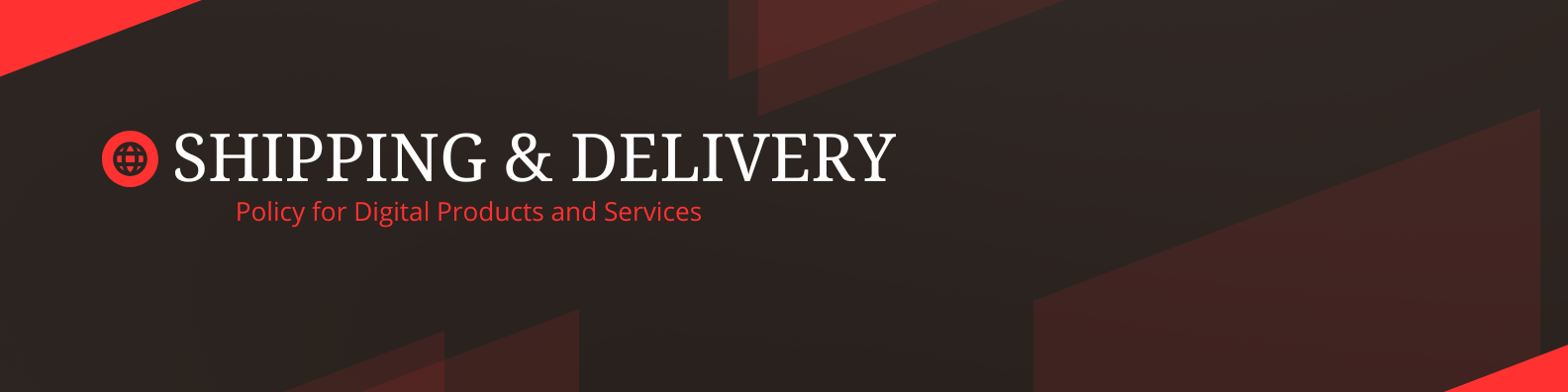 Shipping & Delivery Policy