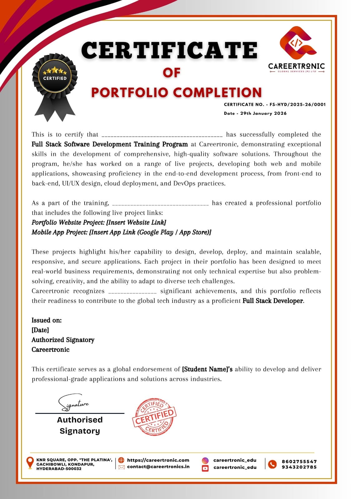 Portfolio Completion (FS)